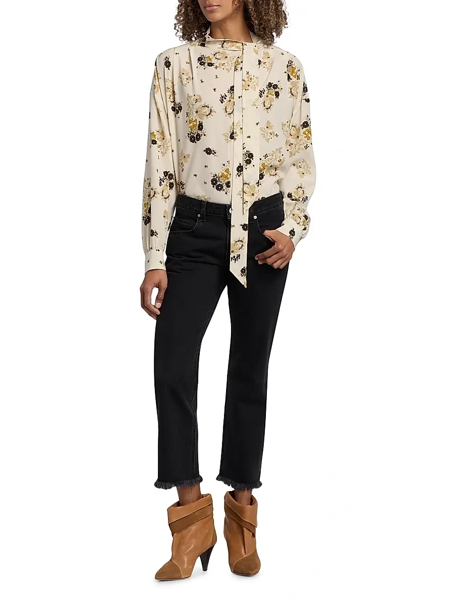 Isabel Marant Women's Ombela Slim Ankle Jeans | Thumbnail 2 Isabel Marant Women's Ombela Slim Ankle Jeans | Thumbnail 2