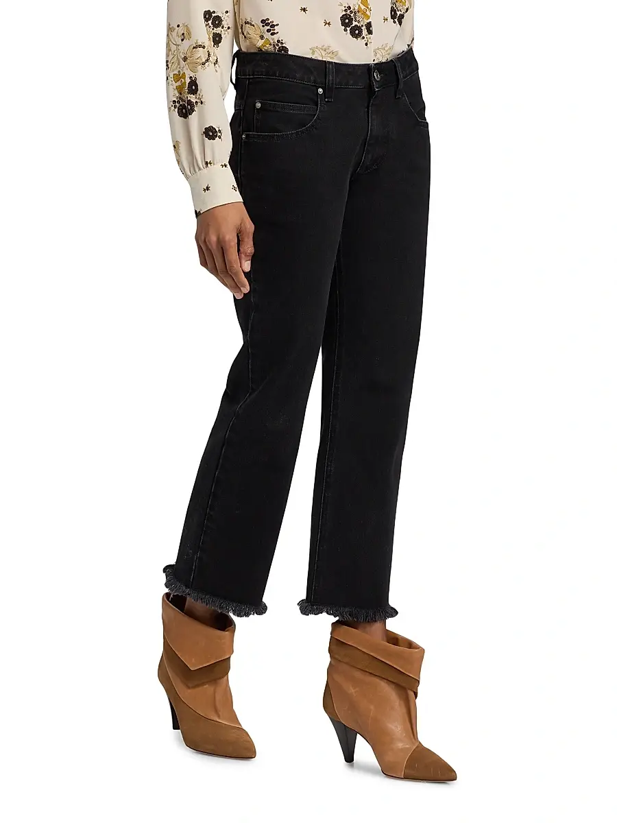 Isabel Marant Women's Ombela Slim Ankle Jeans | Thumbnail 4 Isabel Marant Women's Ombela Slim Ankle Jeans | Thumbnail 4
