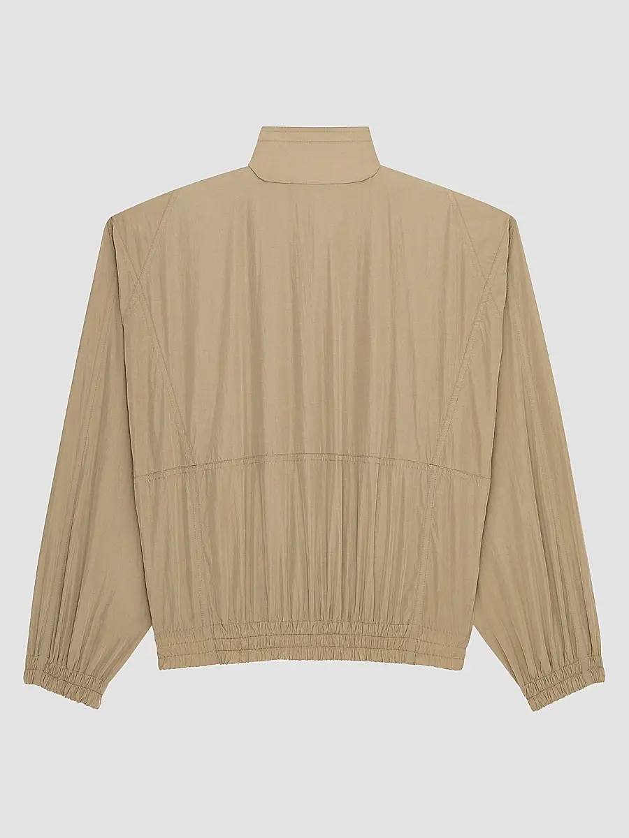 Saint Laurent Women's Cassandre Windbreaker in Crinkled - Marron Glace | Thumbnail 2 Saint Laurent Women's Cassandre Windbreaker in Crinkled - Marron Glace | Thumbnail 2