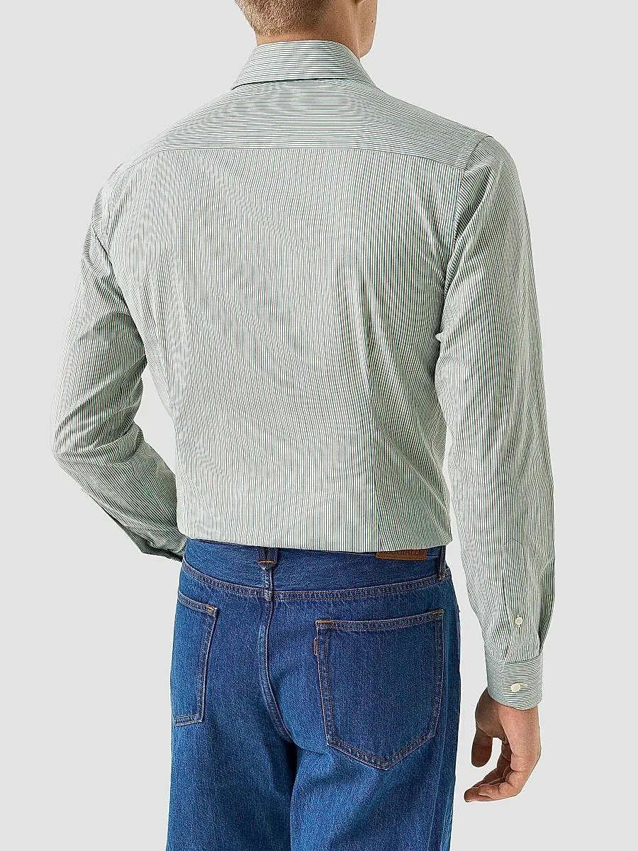 Eton Men's Multi-Striped Breeze Poplin Slim-Fit Shirt | Thumbnail 4 Eton Men's Multi-Striped Breeze Poplin Slim-Fit Shirt | Thumbnail 4