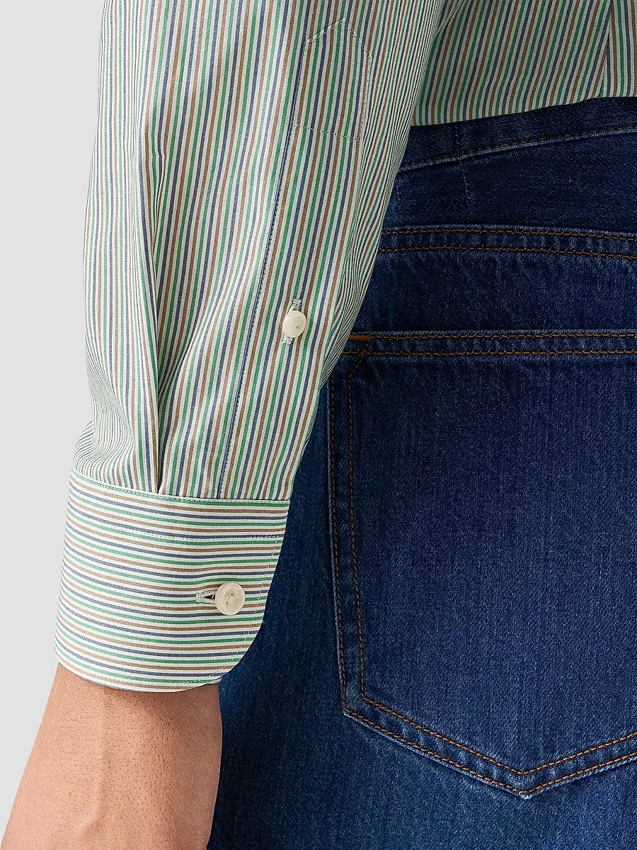 Eton Men's Multi-Striped Breeze Poplin Slim-Fit Shirt | Thumbnail 6 Eton Men's Multi-Striped Breeze Poplin Slim-Fit Shirt | Thumbnail 6
