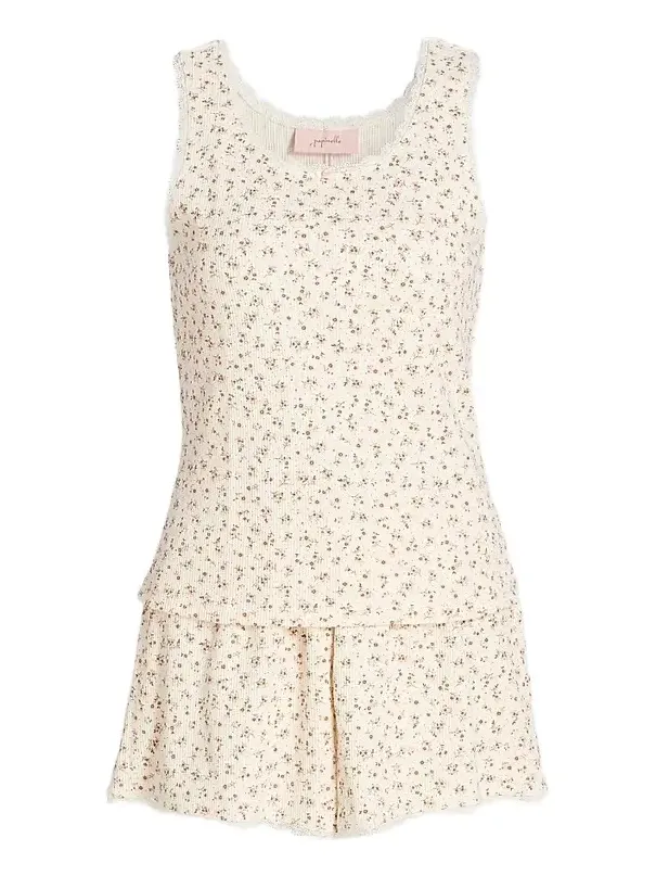 Papinelle Women's Claire Floral Cotton Short Pajamas
