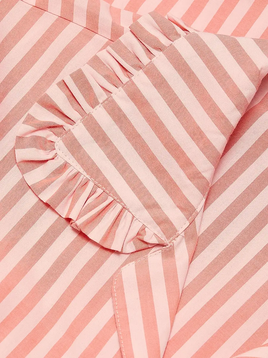 Papinelle Women's Butterscotch Striped Cotton Short Pajamas | Thumbnail 3 Papinelle Women's Butterscotch Striped Cotton Short Pajamas | Thumbnail 3
