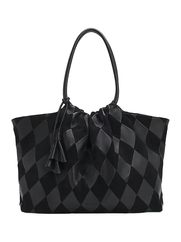 Women's Cloud 91 Suede & Leather Checkerboard Shopper