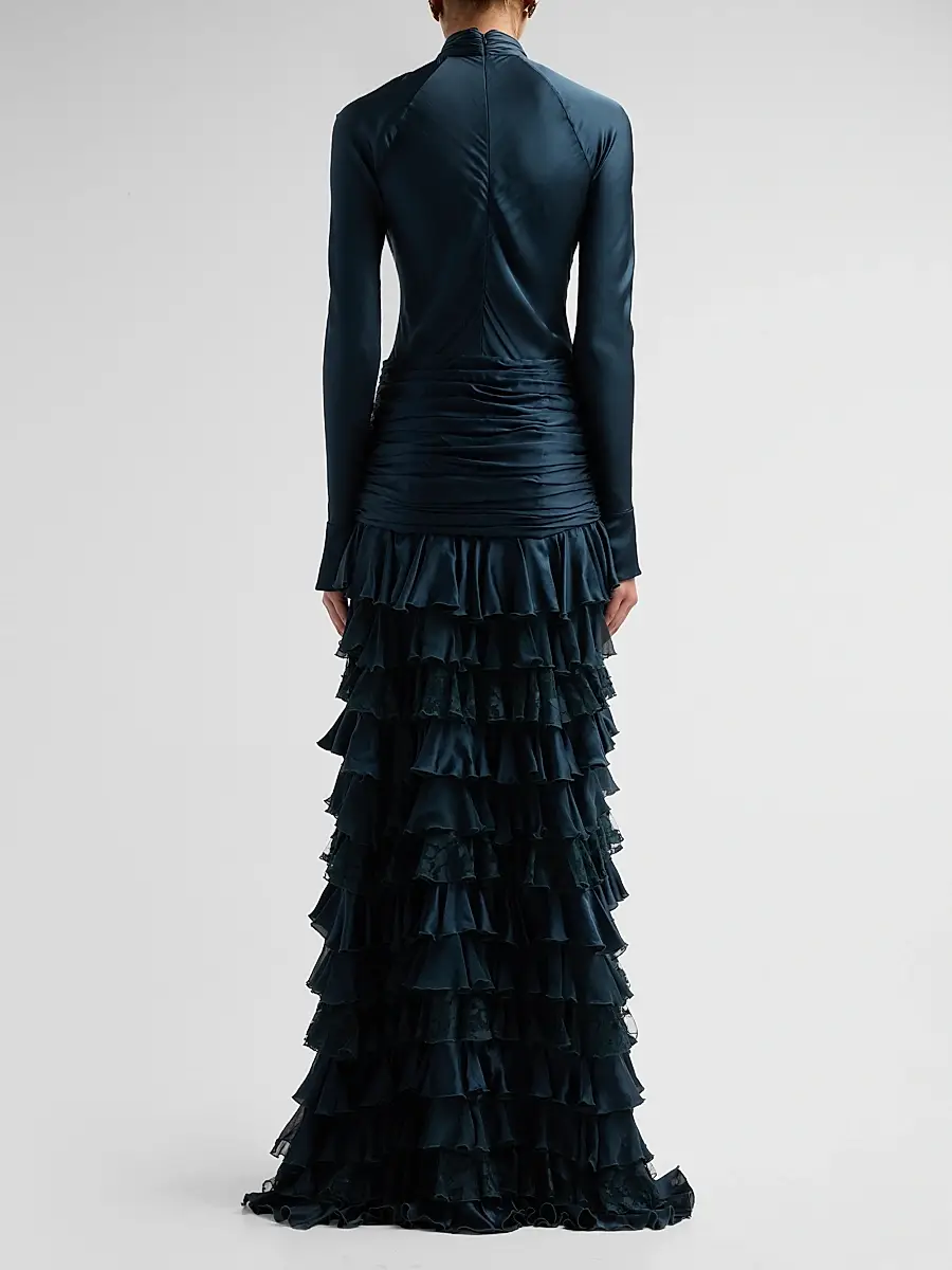 Zimmermann Women's Valiant Silk Ruffle Maxi Dress | Thumbnail 3 Zimmermann Women's Valiant Silk Ruffle Maxi Dress | Thumbnail 3