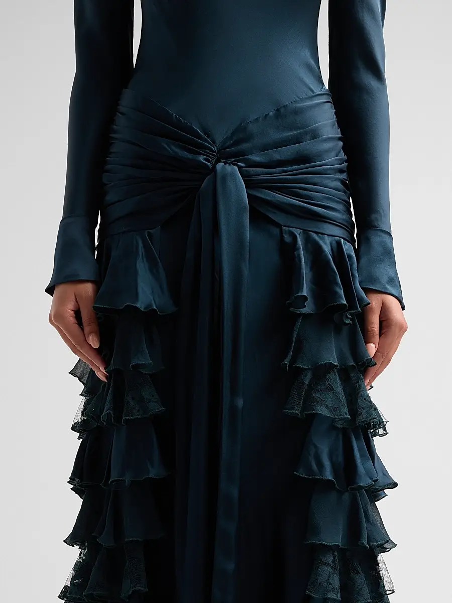 Zimmermann Women's Valiant Silk Ruffle Maxi Dress | Thumbnail 5 Zimmermann Women's Valiant Silk Ruffle Maxi Dress | Thumbnail 5
