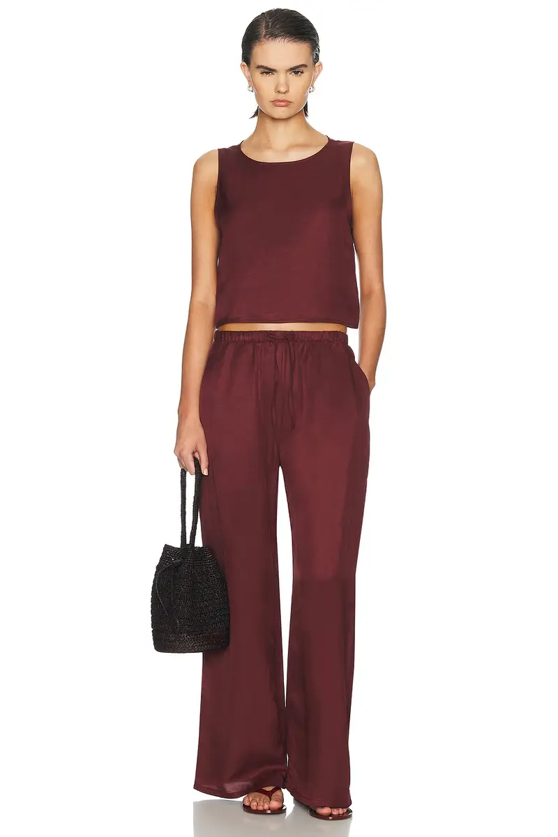 LESET Daniel Crop Sleeveless Crew Neck Top | Thumbnail 4 LESET Daniel Crop Sleeveless Crew Neck Top | Thumbnail 4