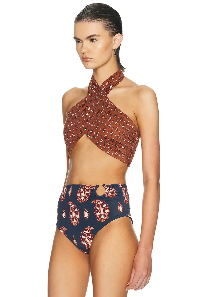 Johanna Ortiz Wrap Bikini Top | Thumbnail 2