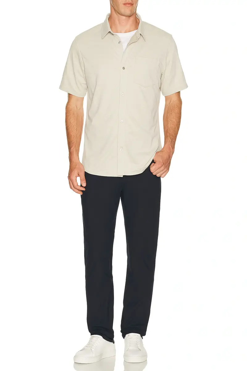 Vuori Knit Oxford Button Down Shirt | Thumbnail 3 Vuori Knit Oxford Button Down Shirt | Thumbnail 3