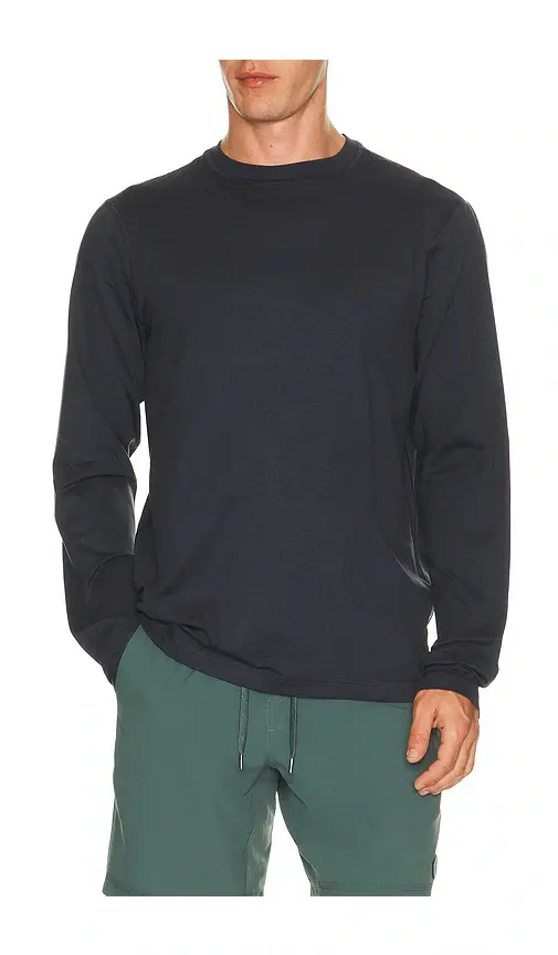 Vuori Ponto Performance Long Sleeve Tee | Thumbnail 6 Vuori Ponto Performance Long Sleeve Tee | Thumbnail 6