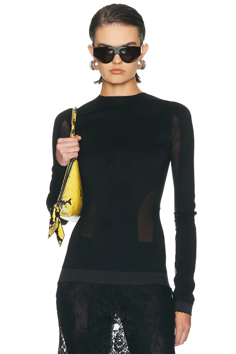 The Attico Ponte Jersey Top | Image 1 The Attico Ponte Jersey Top | Image 1