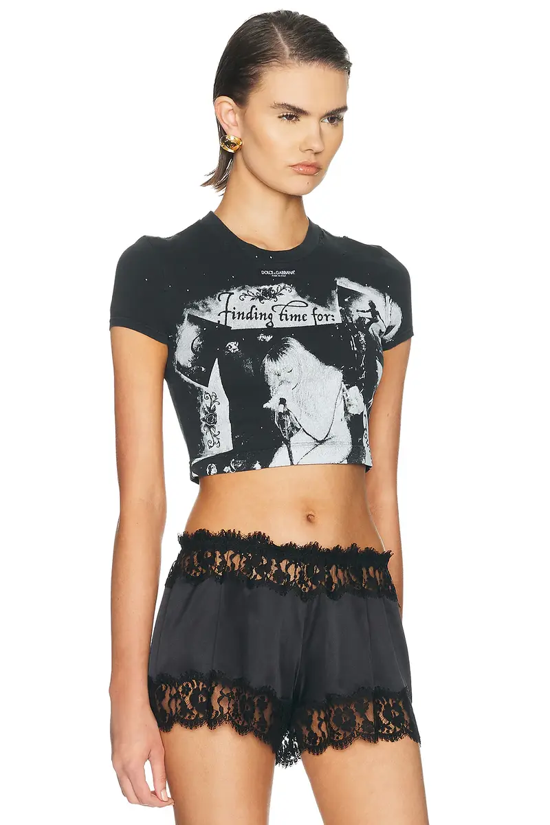 Dolce & Gabbana Jersey Graphic T-Shirt | Thumbnail 2