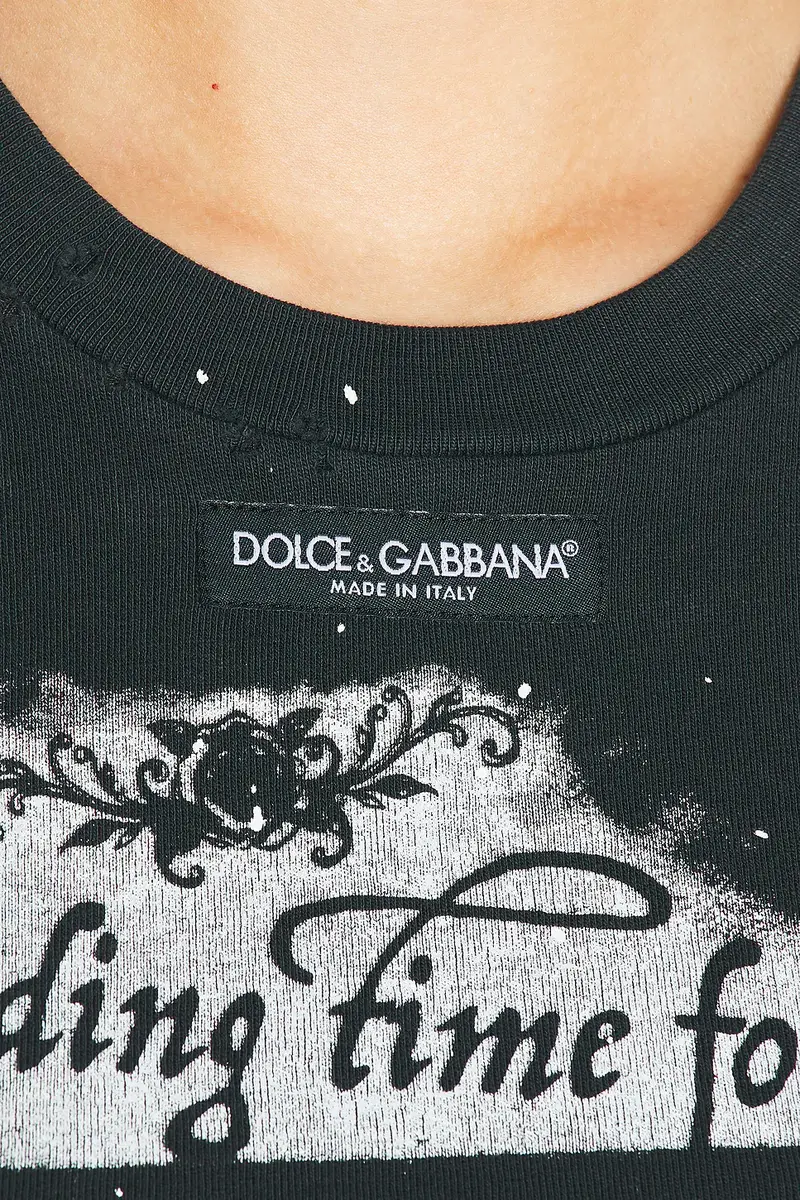 Dolce & Gabbana Jersey Graphic T-Shirt | Thumbnail 5