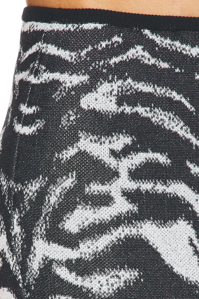 The Attico Midi Zebra Skirt | Thumbnail 6 The Attico Midi Zebra Skirt | Thumbnail 6