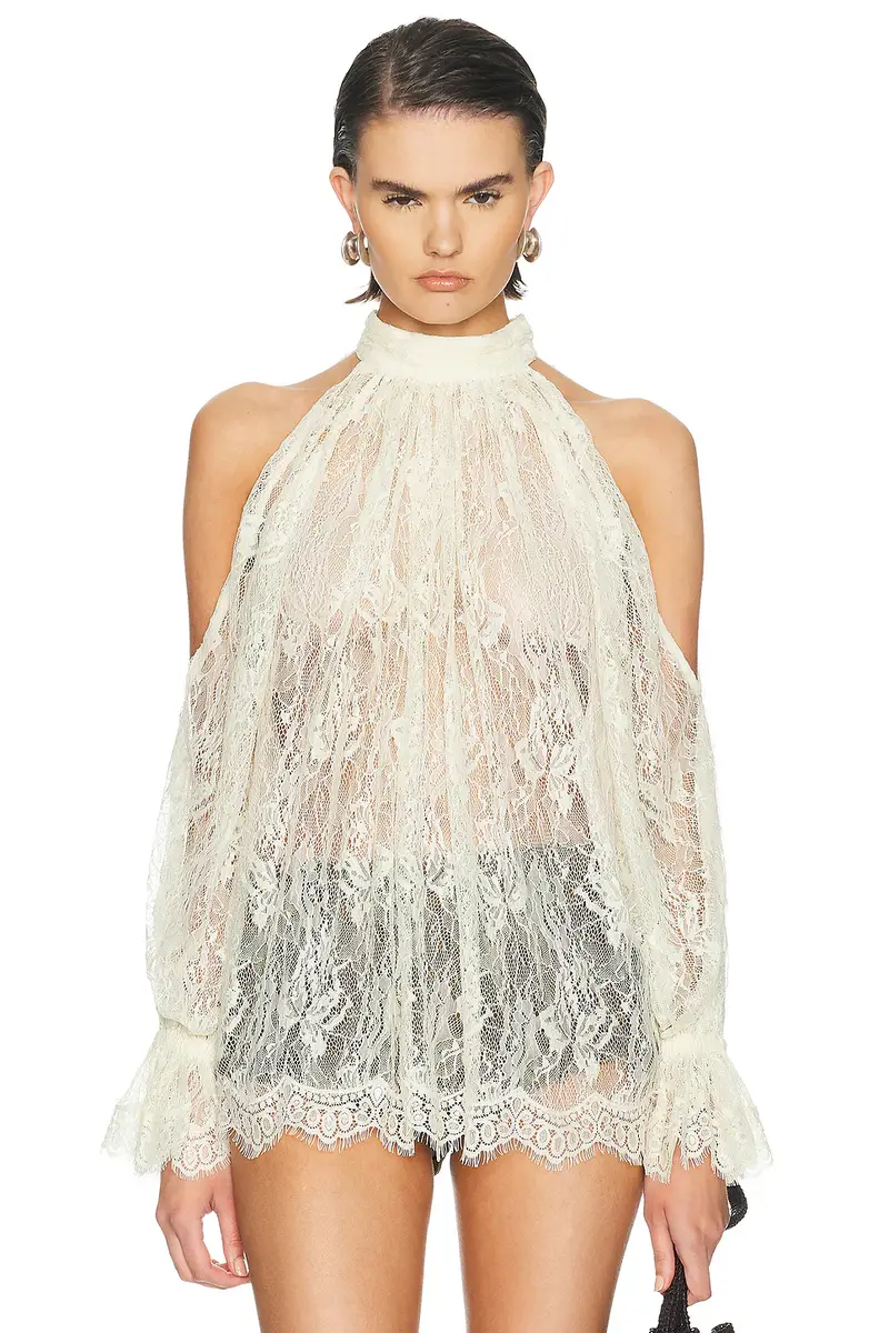 Hemant & Nandita Cold Shoulder Top | Image 1 Hemant & Nandita Cold Shoulder Top | Image 1