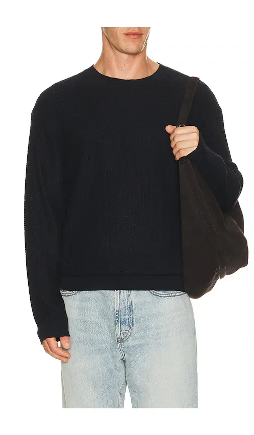 Frame Textured Crewneck Sweater | Thumbnail 5