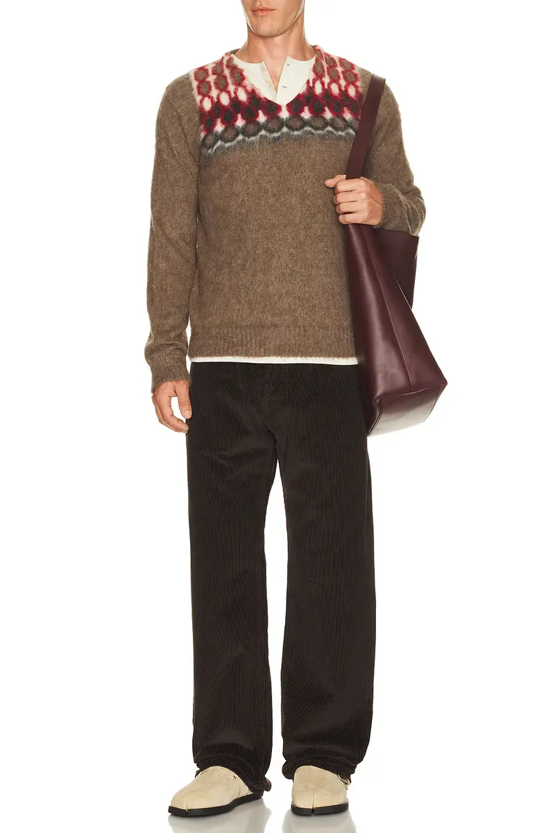Maison Margiela Brushed Pullover Sweater | Thumbnail 3 Maison Margiela Brushed Pullover Sweater | Thumbnail 3