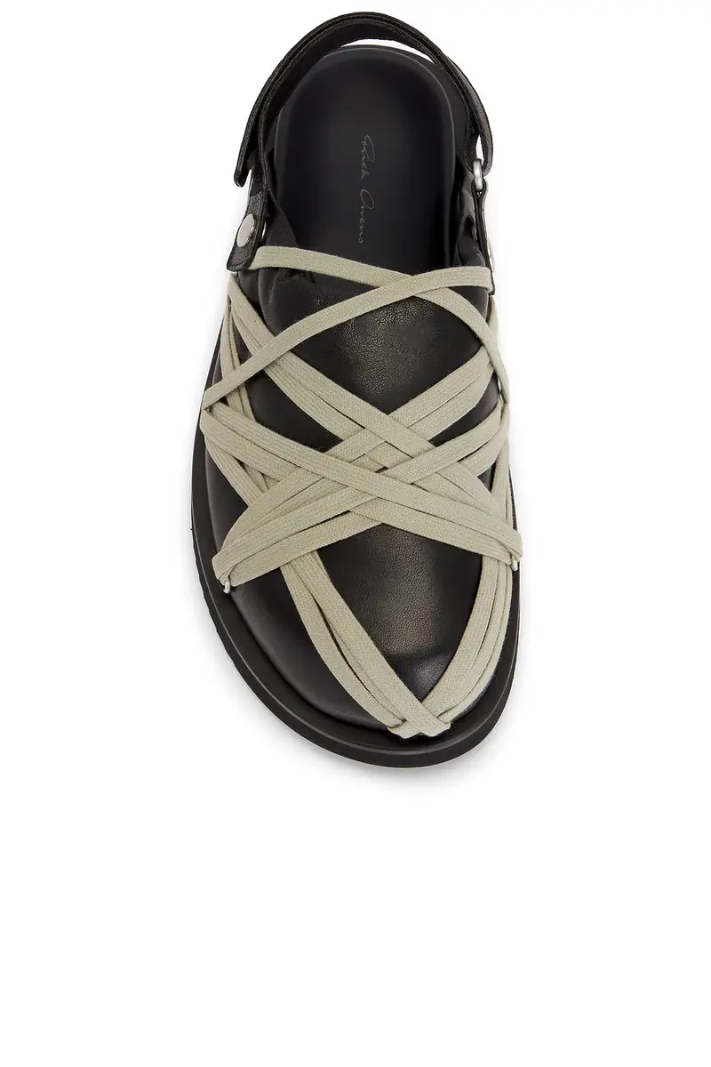 Rick Owens Padded Megalace Platform Slides | Thumbnail 4 Rick Owens Padded Megalace Platform Slides | Thumbnail 4