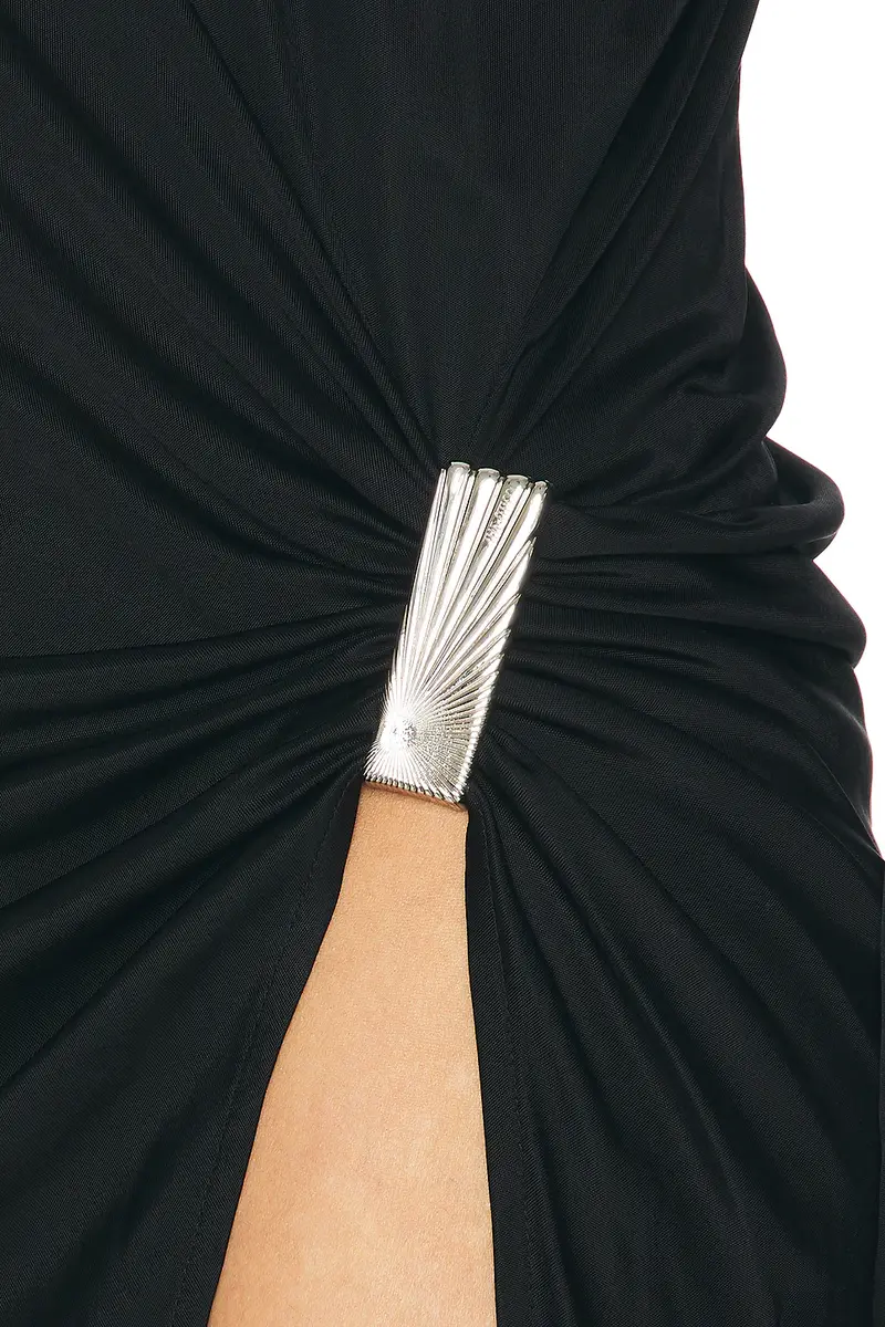 The Attico Drape Slit Mini Dress | Thumbnail 4 The Attico Drape Slit Mini Dress | Thumbnail 4