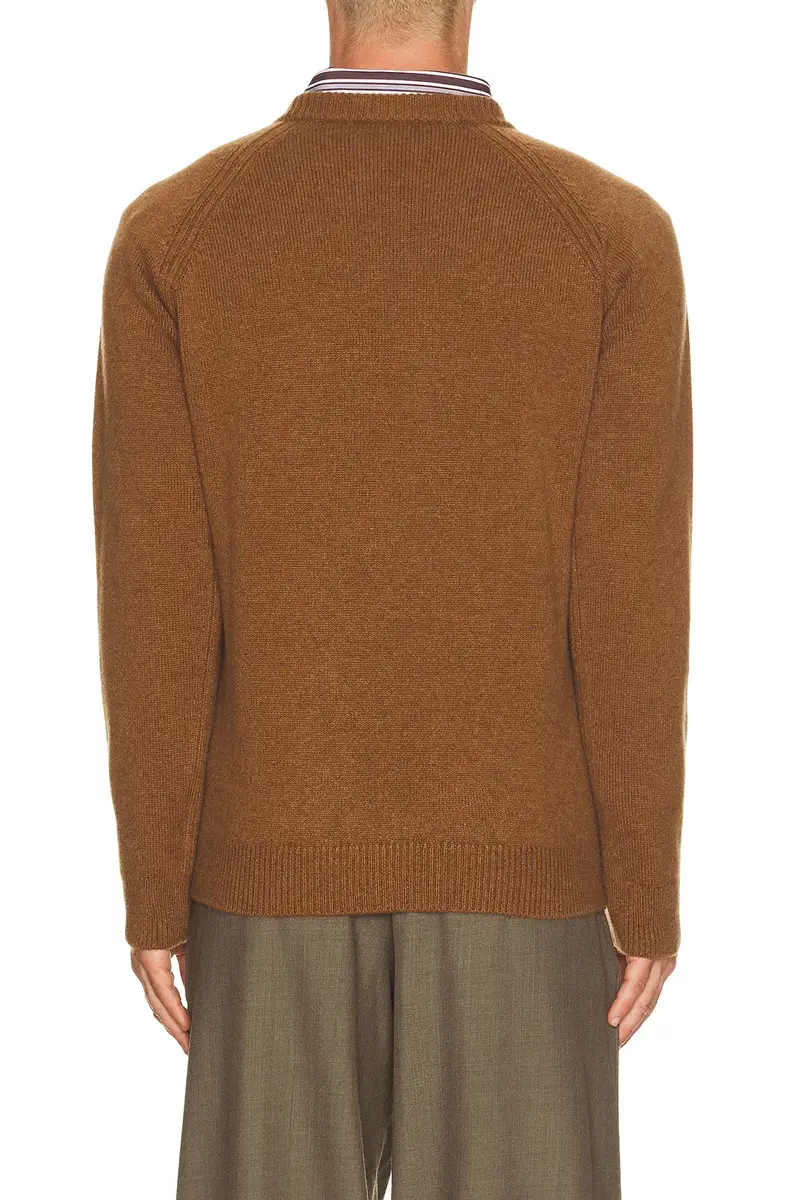 Saint Laurent Cashmere Raglan Sleeve Crewneck Sweater | Thumbnail 2 Saint Laurent Cashmere Raglan Sleeve Crewneck Sweater | Thumbnail 2