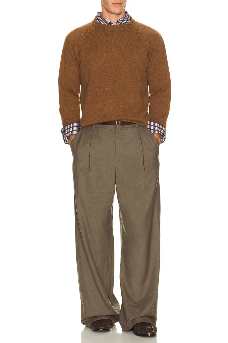 Saint Laurent Cashmere Raglan Sleeve Crewneck Sweater | Thumbnail 3 Saint Laurent Cashmere Raglan Sleeve Crewneck Sweater | Thumbnail 3