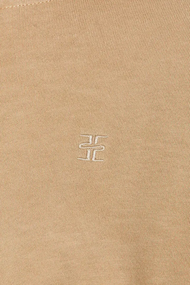 ÉTERNE Cropped Half Zip Sweatshirt | Thumbnail 5 ÉTERNE Cropped Half Zip Sweatshirt | Thumbnail 5