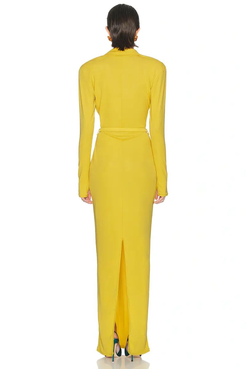 Rowen Rose Long Sleeve Jersey Polo Dress | Thumbnail 3