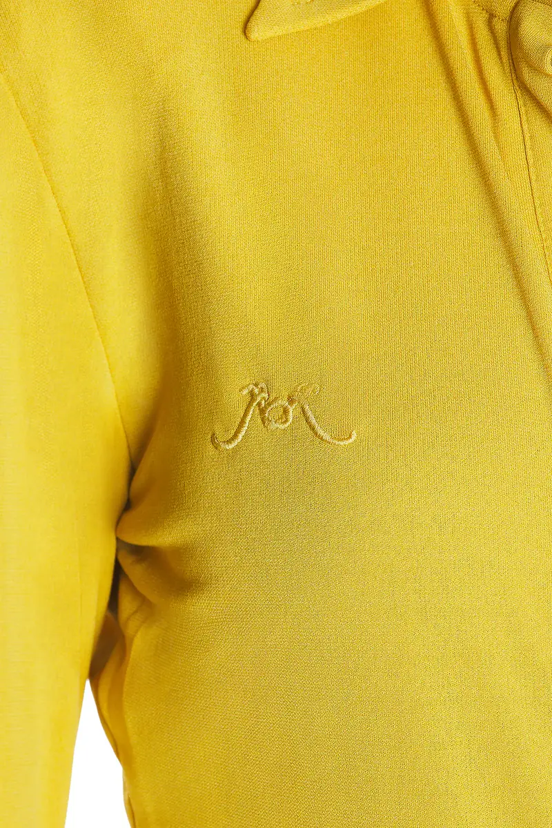 Rowen Rose Long Sleeve Jersey Polo Dress | Thumbnail 4