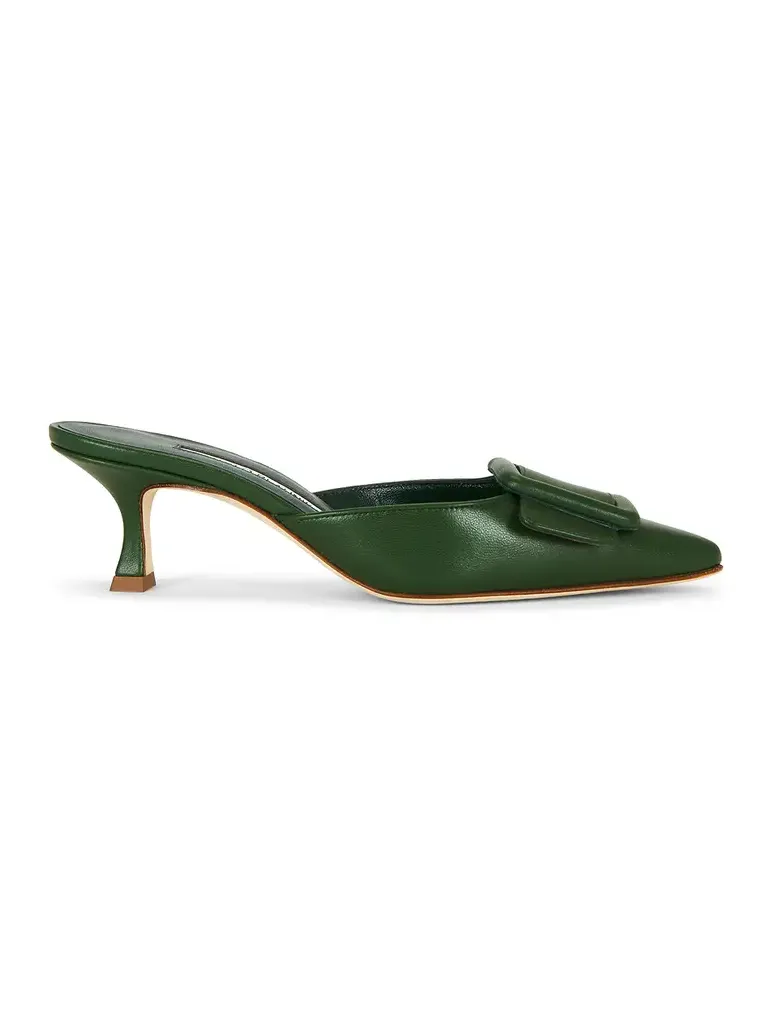 Manolo Blahnik Maysale 50 Mule | Thumbnail 1 Manolo Blahnik Maysale 50 Mule | Thumbnail 1