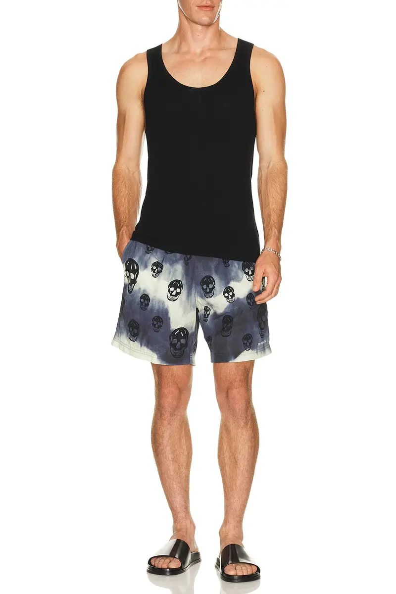 Alexander McQueen Tie-Dye Skull Shorts | Thumbnail 4 Alexander McQueen Tie-Dye Skull Shorts | Thumbnail 4