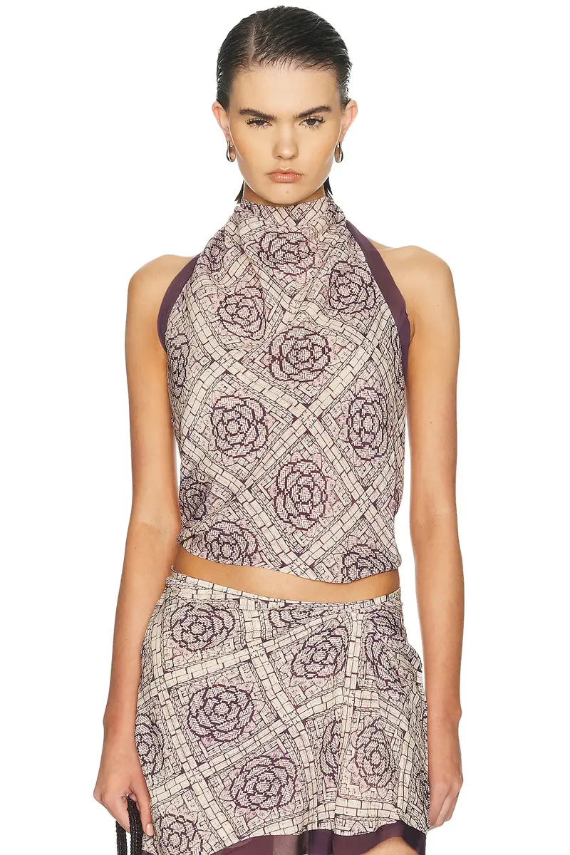 SIR. Mireli Halter Tie Top | Image 1 SIR. Mireli Halter Tie Top | Image 1