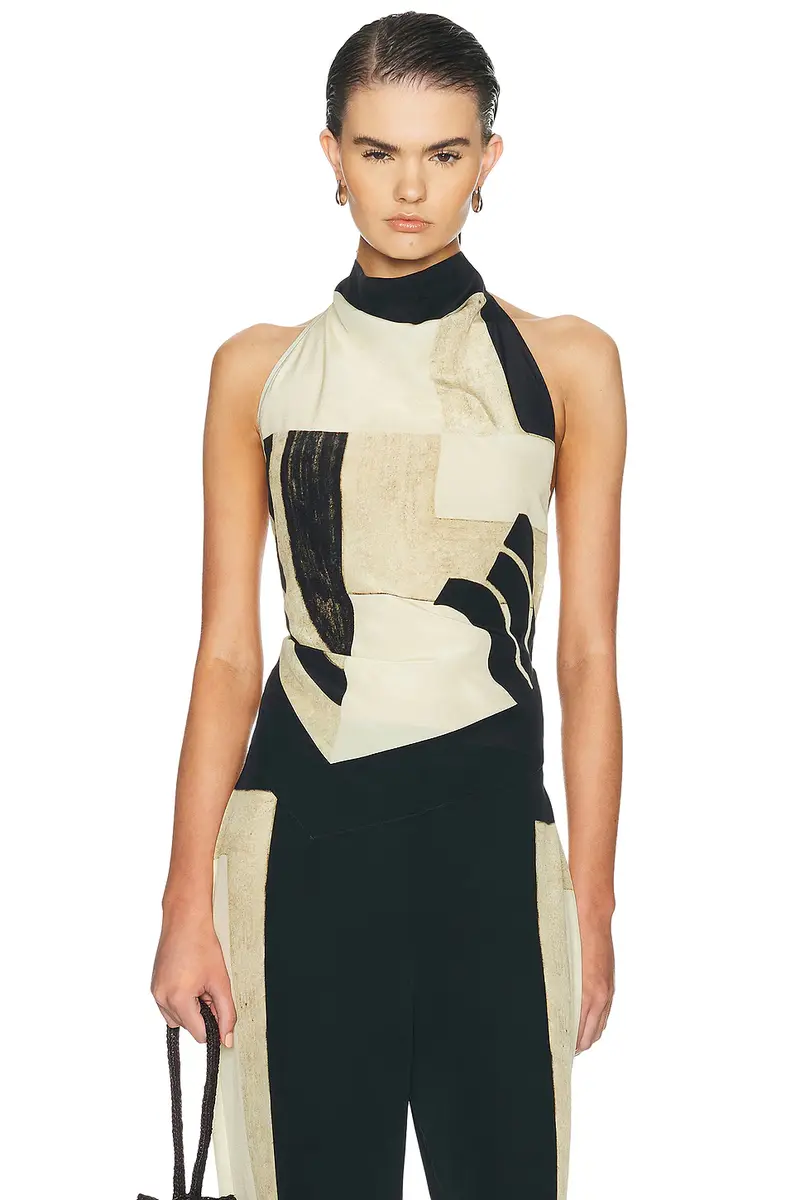 SIR. Sona Halter Tie Top | Image 1 SIR. Sona Halter Tie Top | Image 1