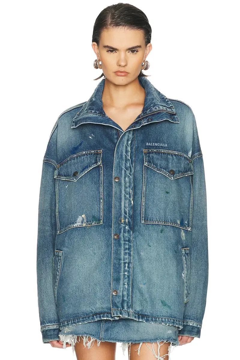 Balenciaga Denim Parka | Thumbnail 2 Balenciaga Denim Parka | Thumbnail 2