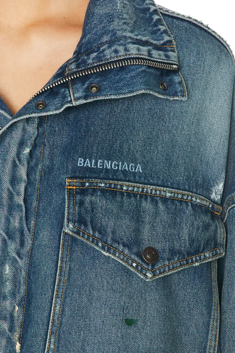 Balenciaga Denim Parka | Thumbnail 6 Balenciaga Denim Parka | Thumbnail 6