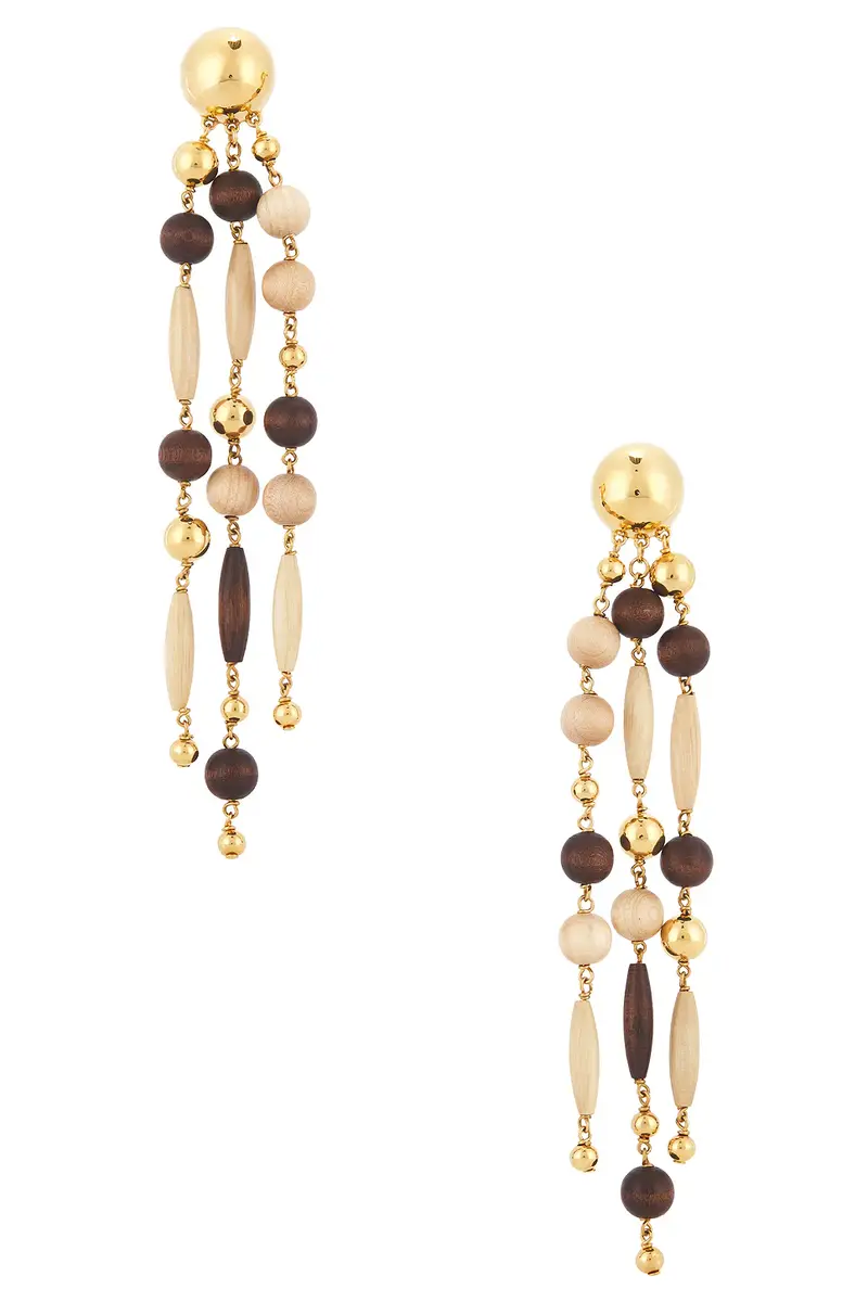 RABANNE Wood Dangle Earrings | Image 1 RABANNE Wood Dangle Earrings | Image 1