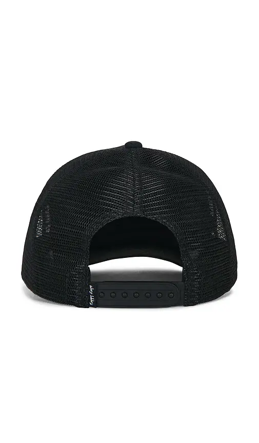 Happy Caps Leather Studded Script Meshback | Thumbnail 2 Happy Caps Leather Studded Script Meshback | Thumbnail 2