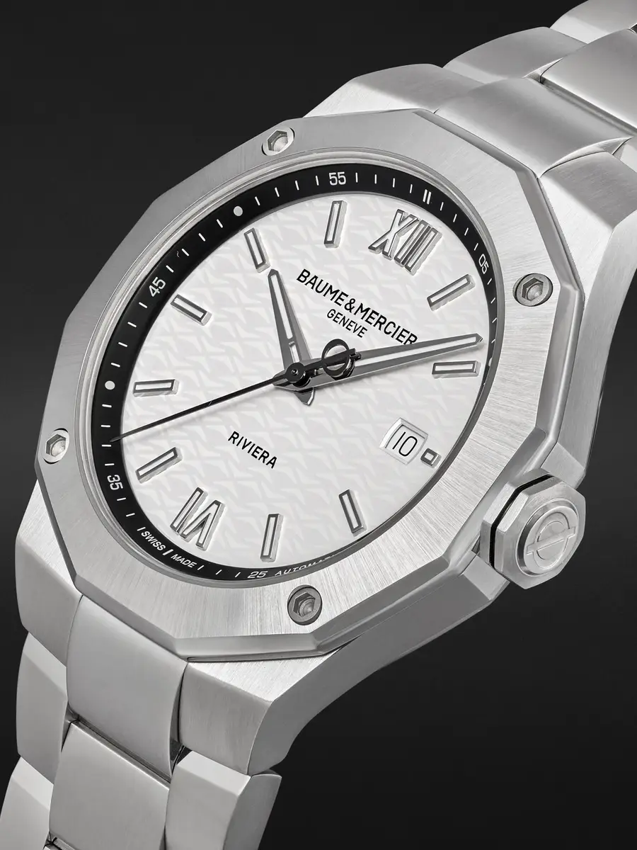 Baume & Mercier Riviera Automatic Stainless Steel Watch, Ref. 10829 - Men | Thumbnail 4 Baume & Mercier Riviera Automatic Stainless Steel Watch, Ref. 10829 - Men | Thumbnail 4
