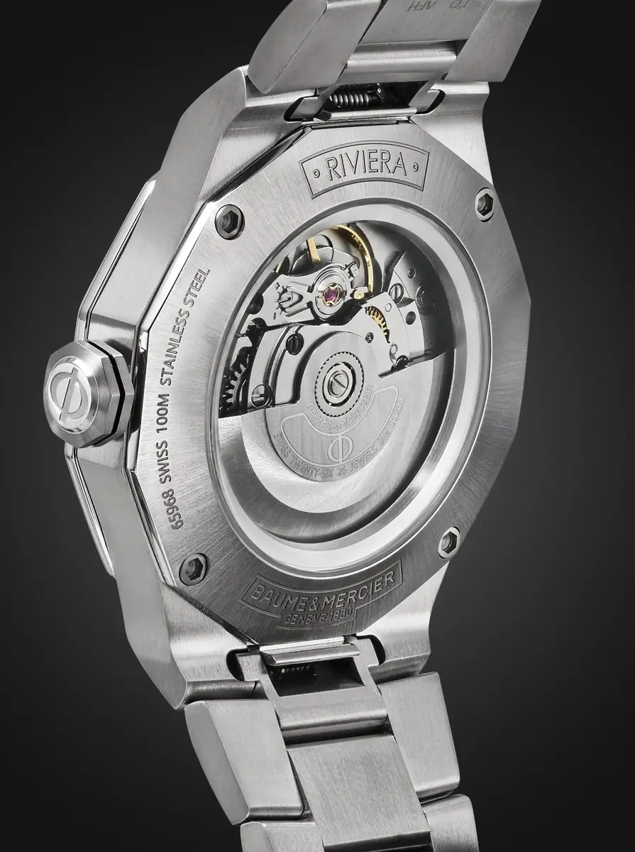 Baume & Mercier Riviera Automatic Stainless Steel Watch, Ref. 10829 - Men | Thumbnail 5 Baume & Mercier Riviera Automatic Stainless Steel Watch, Ref. 10829 - Men | Thumbnail 5