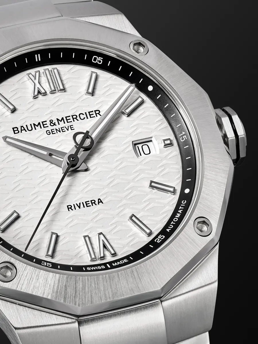 Baume & Mercier Riviera Automatic Stainless Steel Watch, Ref. 10829 - Men | Thumbnail 6 Baume & Mercier Riviera Automatic Stainless Steel Watch, Ref. 10829 - Men | Thumbnail 6