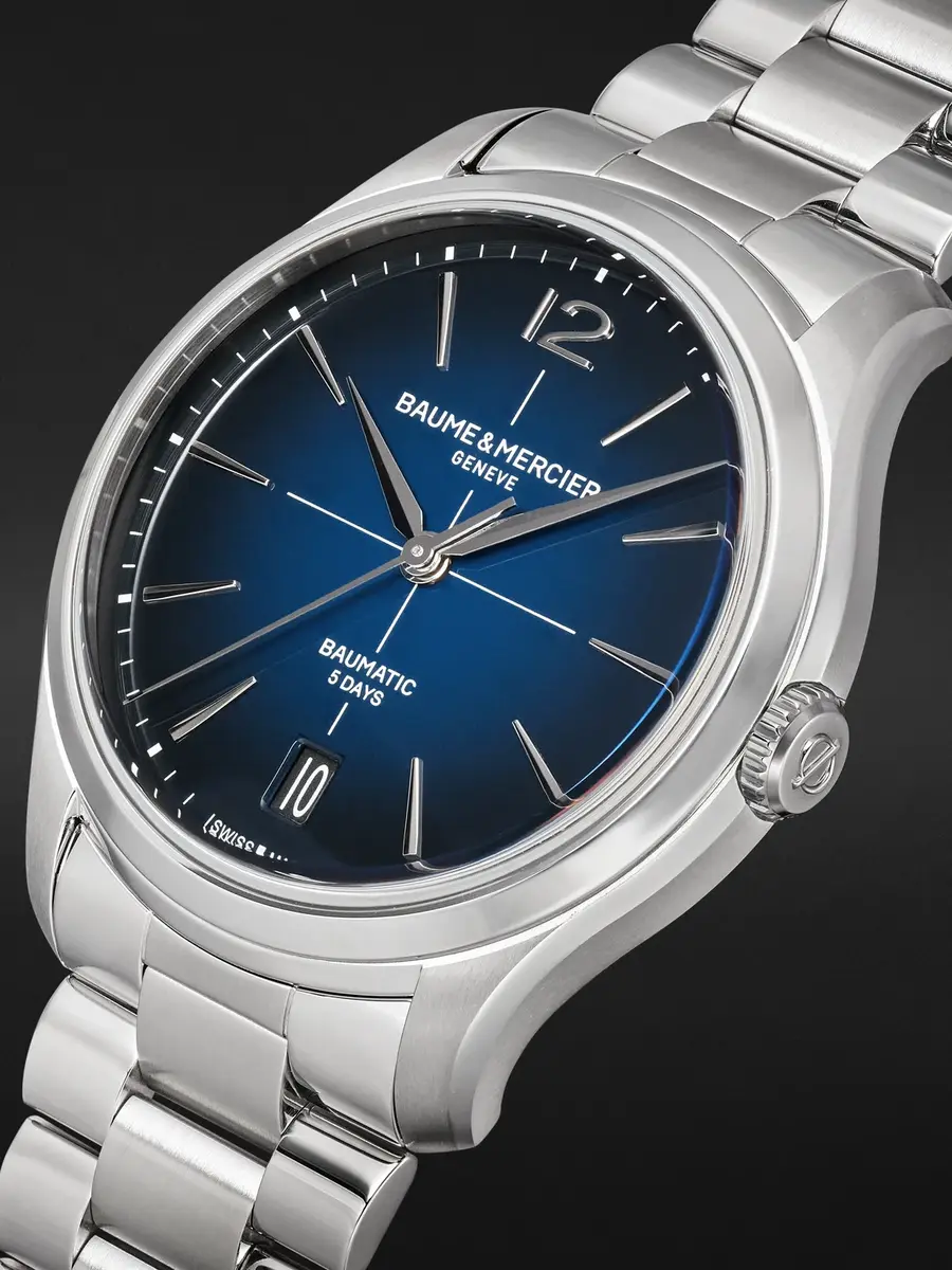 Baume & Mercier Clifton Automatic Stainless Steel Watch, Ref. 10792 - Men | Thumbnail 4 Baume & Mercier Clifton Automatic Stainless Steel Watch, Ref. 10792 - Men | Thumbnail 4