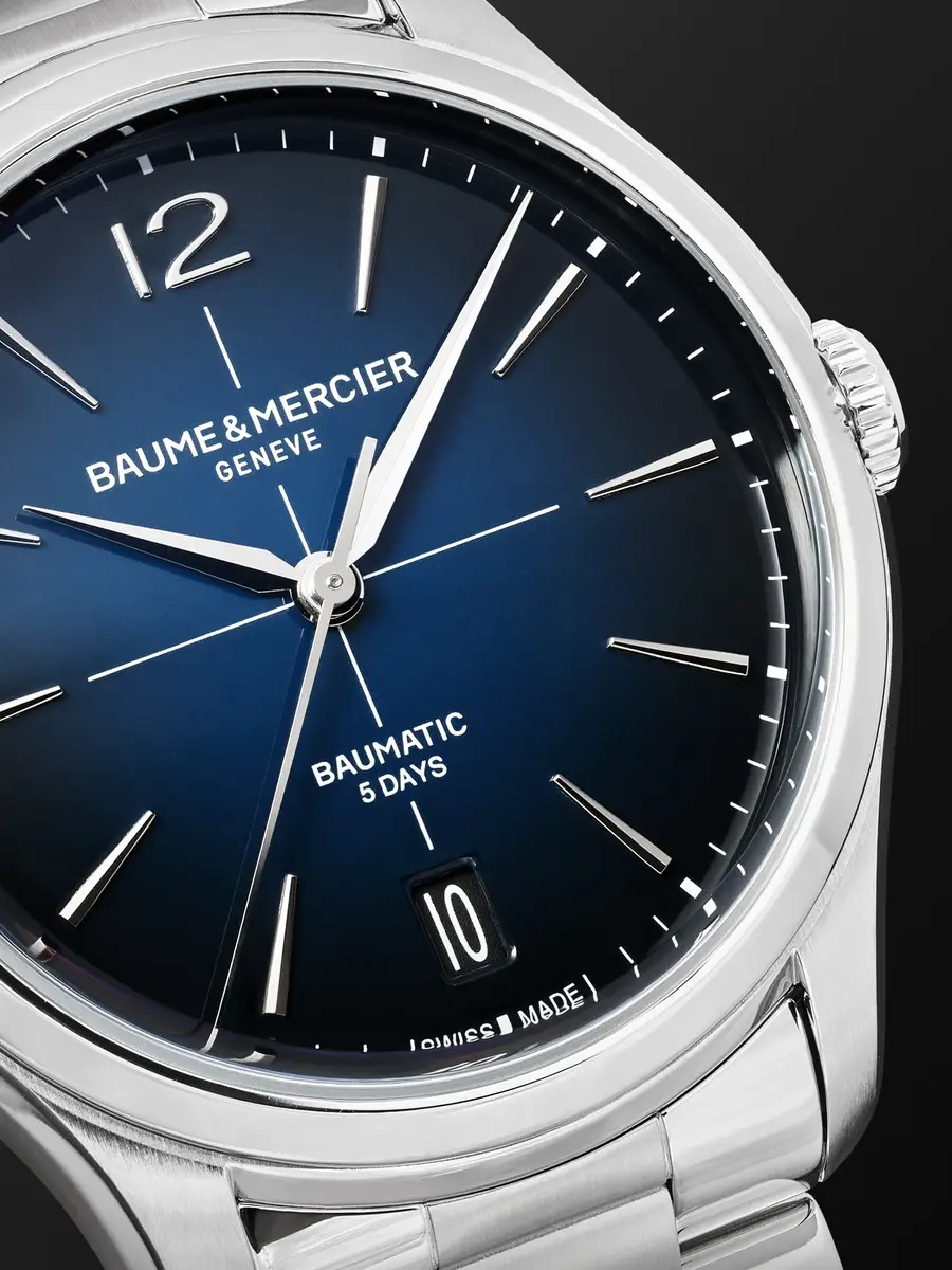Baume & Mercier Clifton Automatic Stainless Steel Watch, Ref. 10792 - Men | Thumbnail 6 Baume & Mercier Clifton Automatic Stainless Steel Watch, Ref. 10792 - Men | Thumbnail 6