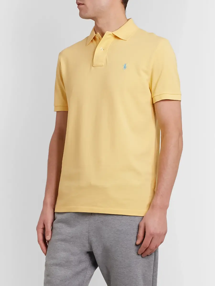 Polo Ralph Lauren Slim-Fit Logo-Embroidered Cotton-Piqué Polo Shirt - Men | Thumbnail 3
