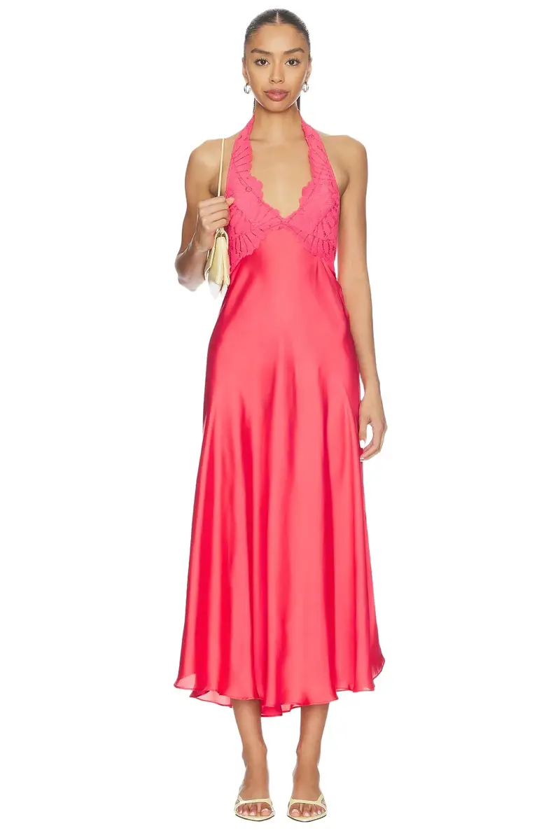 Petal Party Midi Slip Dress Petal Party Midi Slip Dress