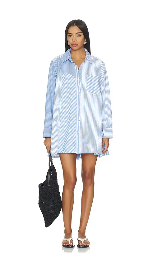 Free People Oxford Club Mini Dress | Image 1 Free People Oxford Club Mini Dress | Image 1