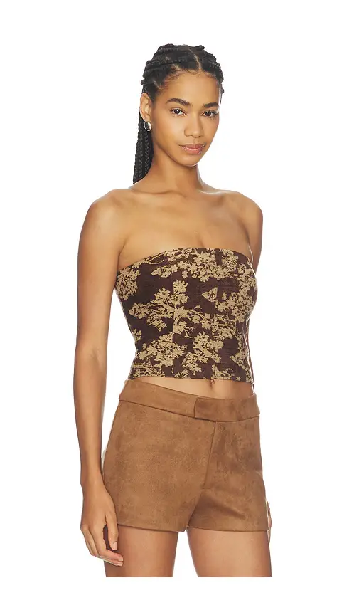 L'Agence Paulette Strapless Corset Top | Thumbnail 2 L'Agence Paulette Strapless Corset Top | Thumbnail 2