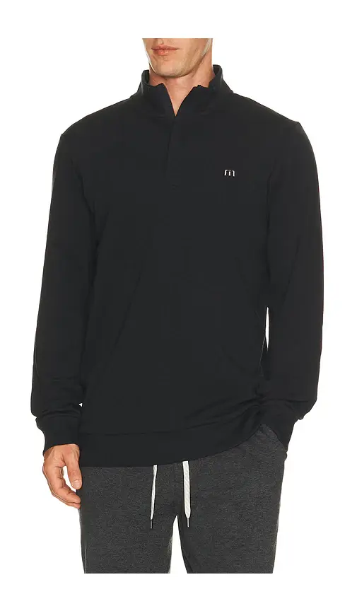 TravisMathew Cloud Quarter Zip Sweater 2.0 | Image 1 TravisMathew Cloud Quarter Zip Sweater 2.0 | Image 1