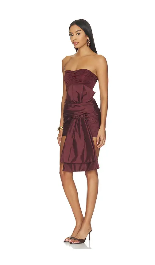 PatBo Taffeta Tarsila Bow Mini Dress | Thumbnail 2 PatBo Taffeta Tarsila Bow Mini Dress | Thumbnail 2