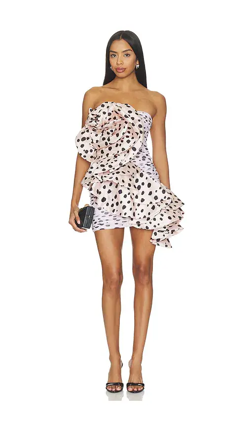 PatBo Peony Dots Mini Dress