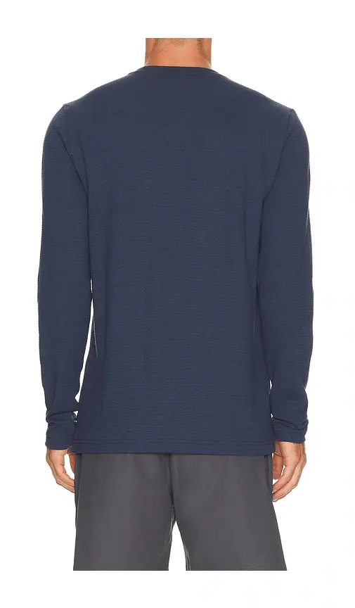 TravisMathew Cloud Waffle Crew Long Sleeve Tee | Thumbnail 2