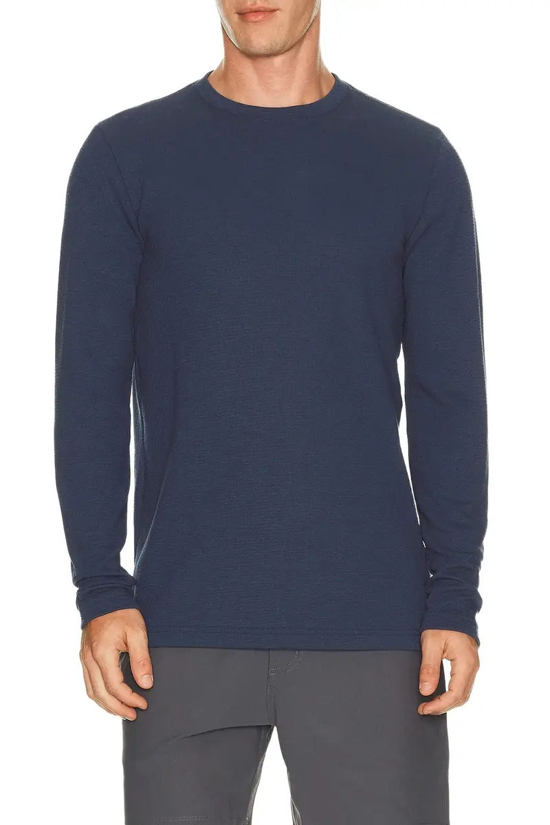 Cloud Waffle Crew Long Sleeve Tee